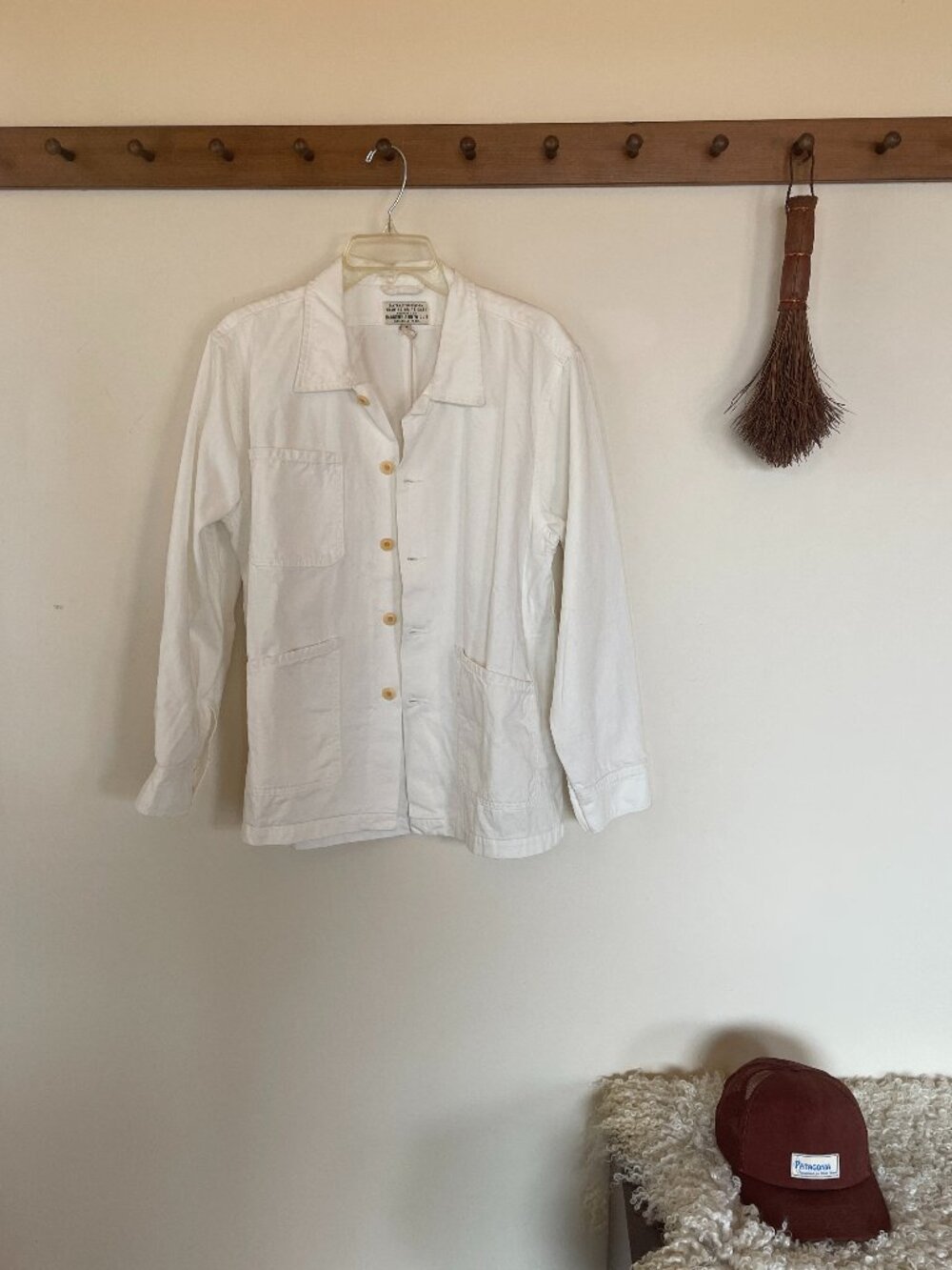 Imogene + Willie, Painter's Coat in natural twill, Medium, NWT